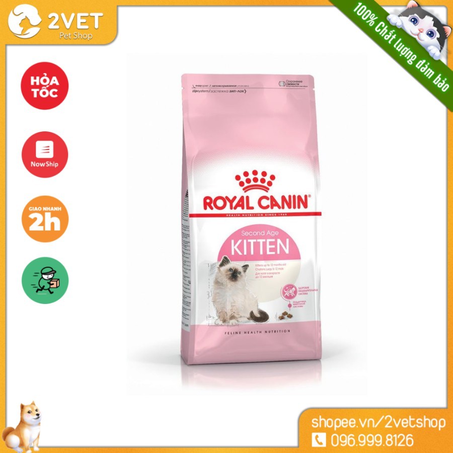 [Đồ Ăn Cho Mèo Nhỏ] Đồ Ăn Khô Cho Mèo Từ 4 - 12 Tháng Tuổi - Royal Canin Kitten 36 - Thức Ăn Nhập Khẩu