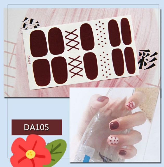 Nails decal dán móng tay chống nước siêu xinh ( nhiều mẫu )