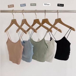 Áo bra thun tăm có miếng đệm co giãn 4 chiều 62211 cherrycoco