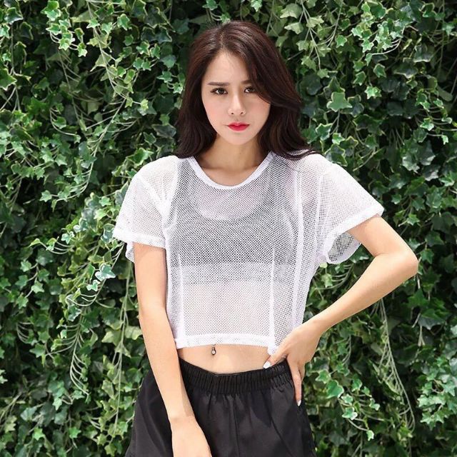 Áo lưới tập gym