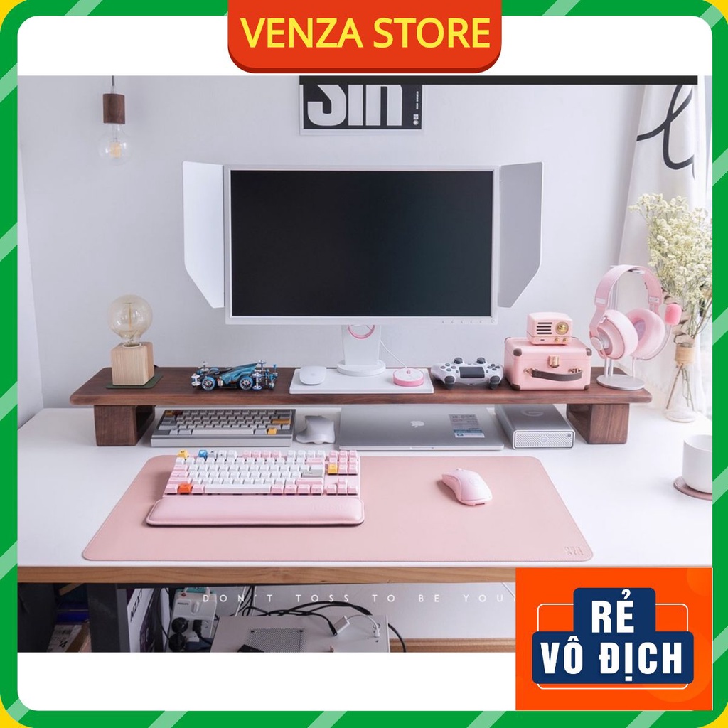 Thảm Trải Bàn Làm Việc Da Size Lớn, Kiêm Miếng Lót Chuột Cỡ Lớn Nhiều Màu