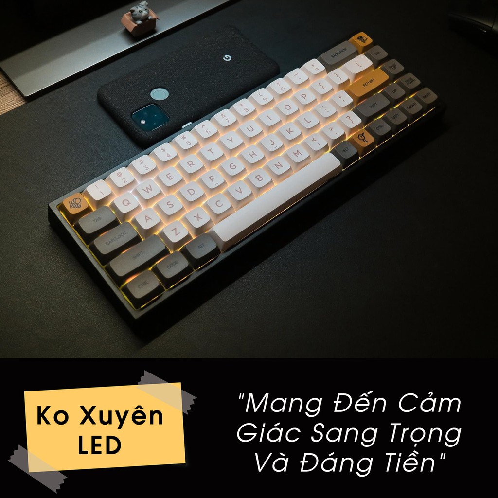 [Mã SKAMPUSHA7 giảm 8% đơn 250k]Keycaps Cho Bàn Phím Cơ In Dyesub Không Xuyên Led Chất Liệu PBT, ABS Của EZPC | BigBuy360 - bigbuy360.vn