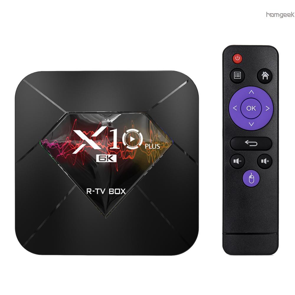 Hộp Tv Thông Minh R-Tv Box X10 Plus Android 9.0 Lõi Tứ H6 Uhd 4k Lõi Tứ 6k 4gb / 32gb 2.4g Wifi 100m Lan