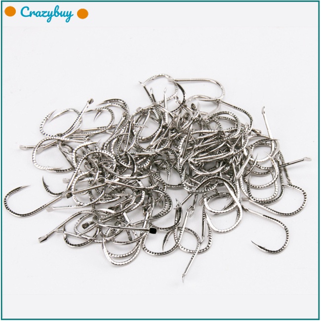 Túi 30 Lưỡi Câu Cá Bằng Thép Carbon 100C