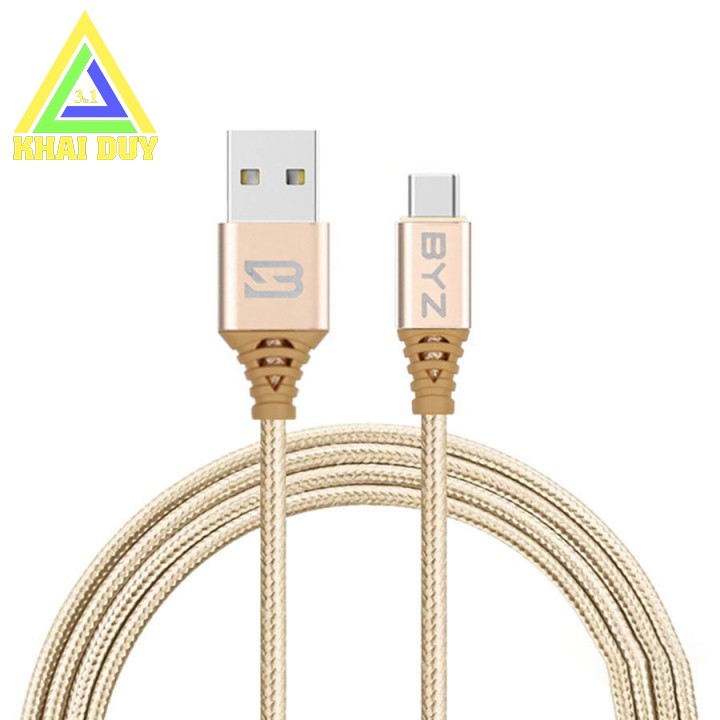 Dây Sạc Nhanh Chính Hãng BYZ BC-090 Dây Dù Dài 3 Mét