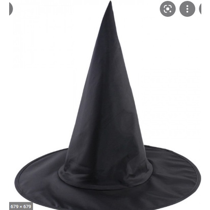 Mũ Ma Thuật Gác Chuông Ngầu Mũ Phù Thủy Màu Đen Halloween Đạo Cụ Tiệc Tùng