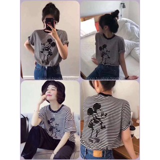 ÁO PHÔNG NỮ MK KẺ NGANG SIÊU HOT (ẢNH THẬT )