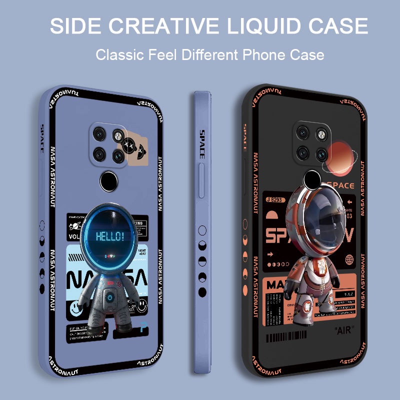 Ốp Điện Thoại Silicon Dẻo Hình Phi Hành Gia Cho Huawei Mate 20 Pro P Smart 2021 Y7A Nova 5t