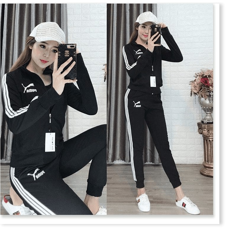 Bộ đồ thể thao nữ hot girl Puma