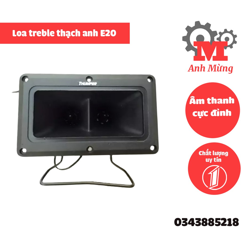 Loa Treble Thạch anh E20 kết cấu nhỏ gọn, ra âm cực chuẩn