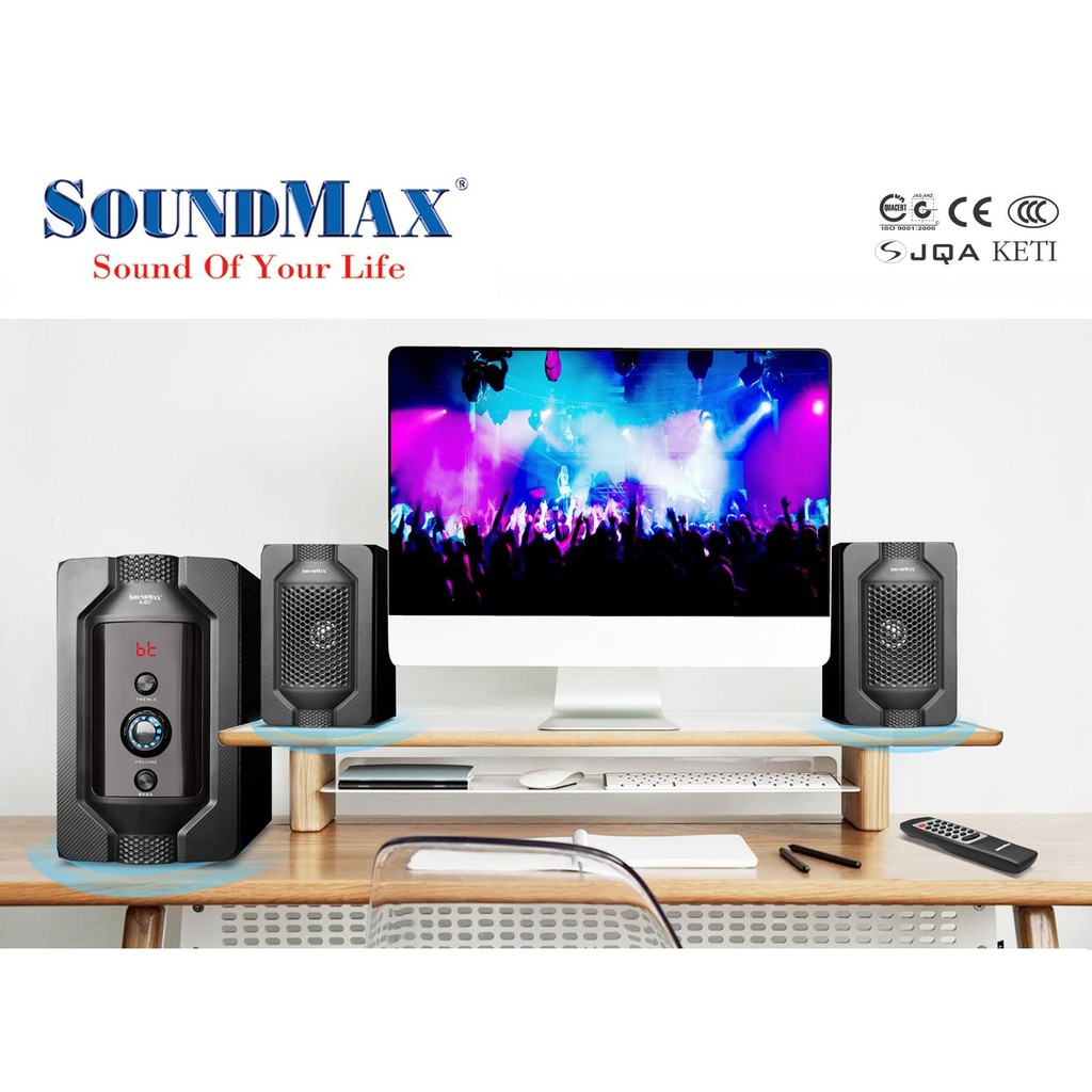 [CLIP TEST LOA] Loa vi tính SoundMax A927 - Mẫu mới 2020 âm bass cực mạnh