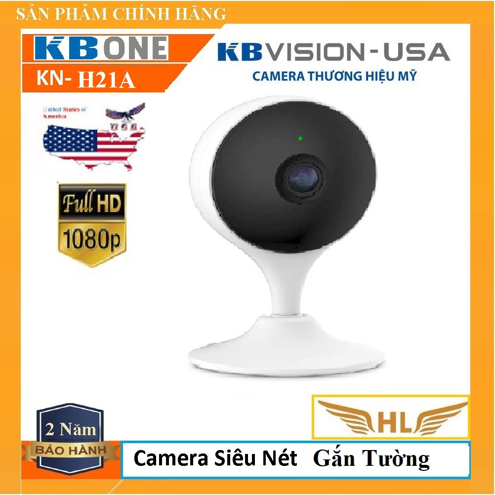 Camera Wifi Kbone KN-H21A Góc Nhìn Siêu Rộng Full HD 1080P - Hàng Chính Hãng