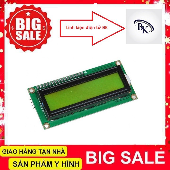 Màn Hình LCD 16x2 3.3-5V-linhkiendientubk