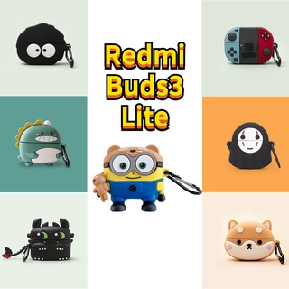 Vỏ Hộp Đựng Tai Nghe Không Dây Bằng Silicone Có Khóa Kẹp Cho Xiaomi Redmi Buds 3 Lite Redmi 3 Lite