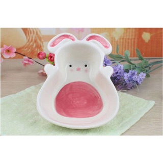Bát sứ thỏ cà rốt cho bé ăn dặm