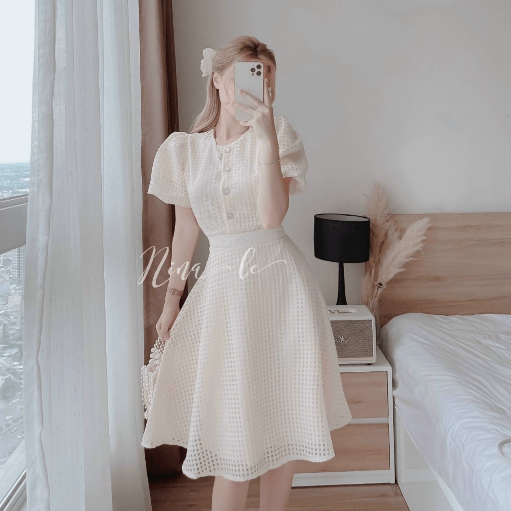 SET VÁY XÔ Ô VUÔNG CỰC XINH, CỰC CUTE CHO CHỊ EM ĐI CHƠI CŨNG NHƯ ĐI DU LỊCH UP Shop Valentina