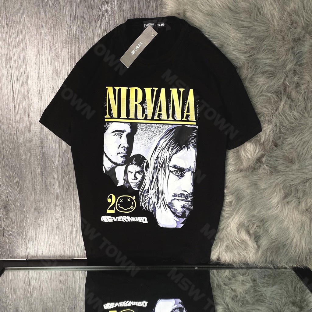 Áo thun in hình Nevermind Nirvana Tee cao cấp , áo phông T shirt nam nữ unisex , MSW Town