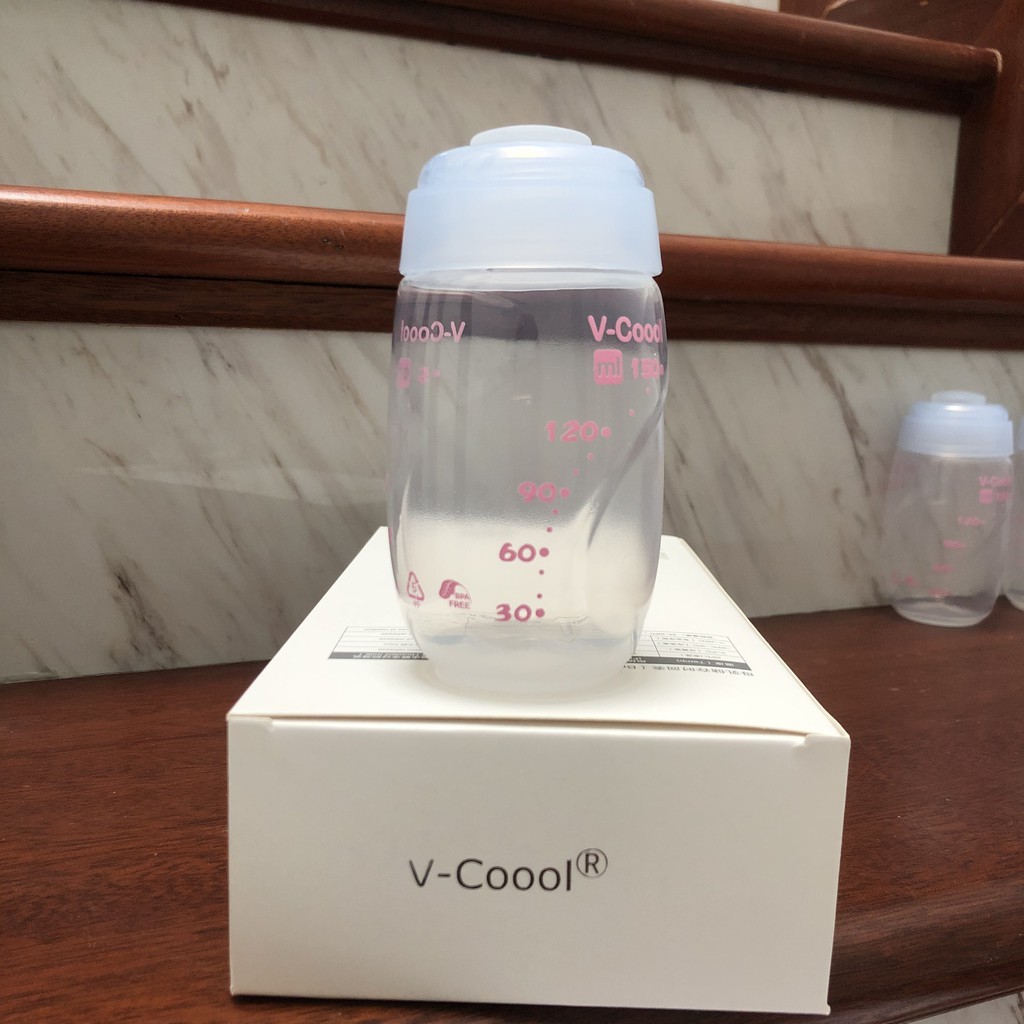 Bộ 4 bình trữ sữa Vcool cao cấp dung tích 150ml
