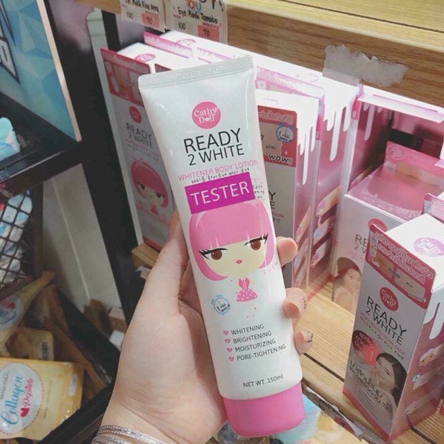 Kem dưỡng trắng body cathy doll ready 2 white