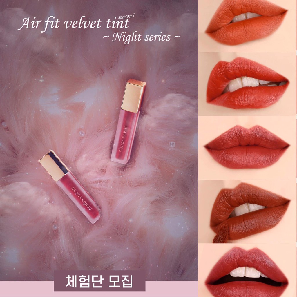 [HOT NEW] Son Kem Lì Black Rouge Air Fit Velvet Tint Blueming Gaden | Thế Giới Skin Care