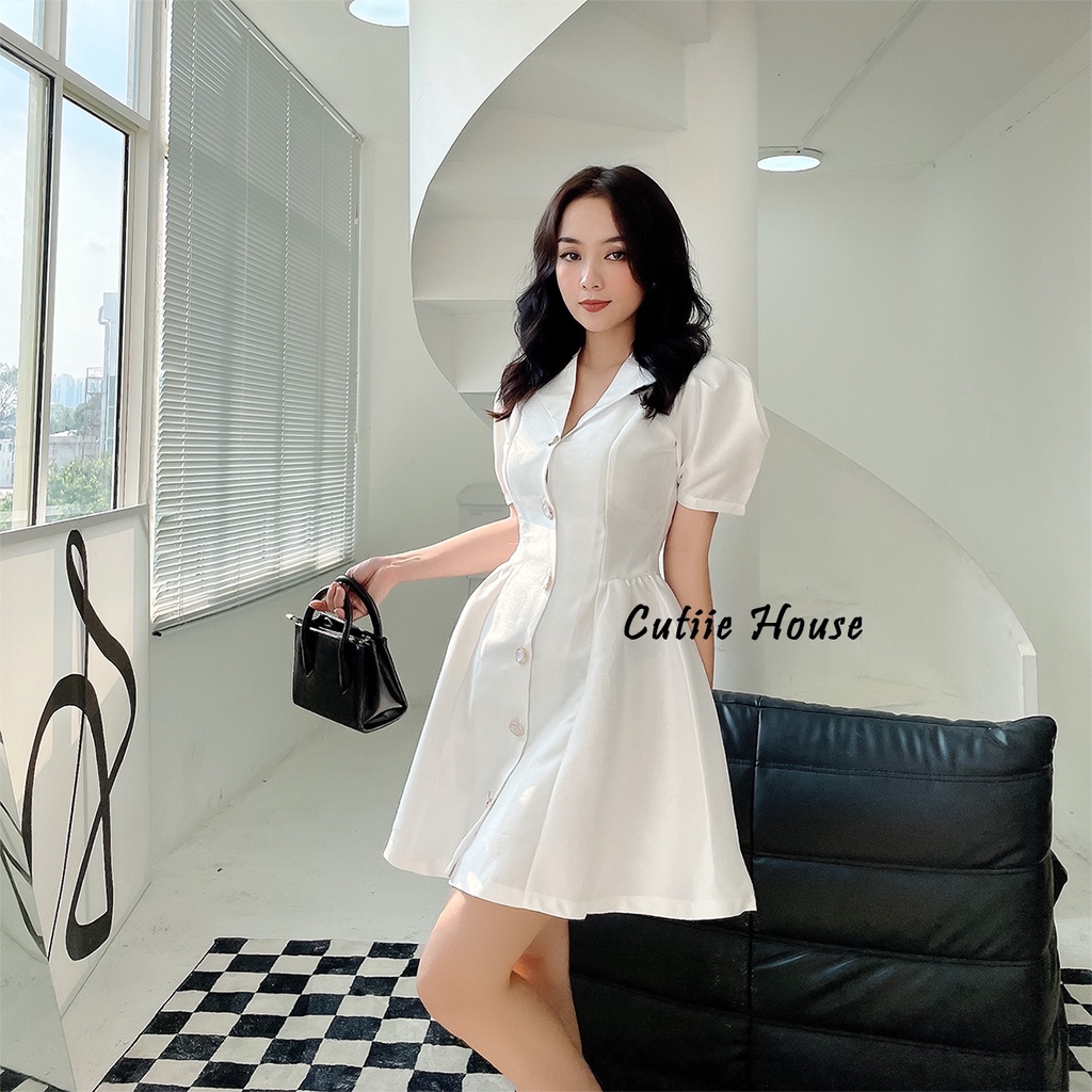 CÓ BIGSIZE - ĐẦM BABYDOLL CỔ VEST
