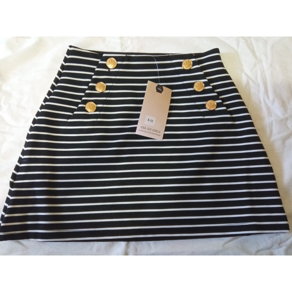 Chân váy sọc ngang GEE.JAY