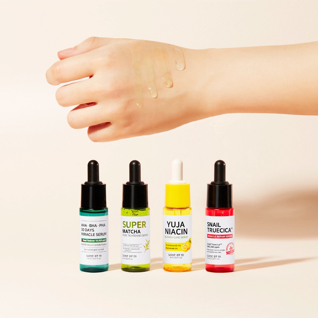 Bộ Kit Tinh Chất Some By Mi Dưỡng Da Toàn Diện 4 Món Total Care SerumTrial Kit - Edition