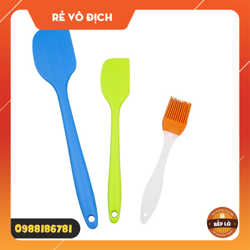 Dụng cụ làm bánh: Phới dẹt silicon cao cấp / Cây vét spatula GIÁ TỐT