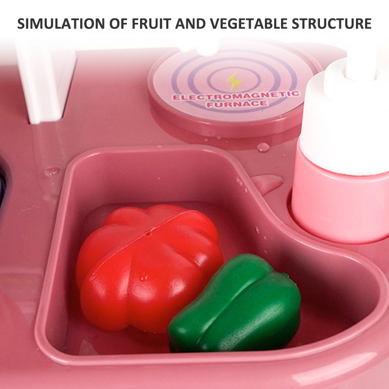 Bộ đồ chơi nhà bếp mô phỏng ZHAN QI TOYS đồ dùng nấu ăn