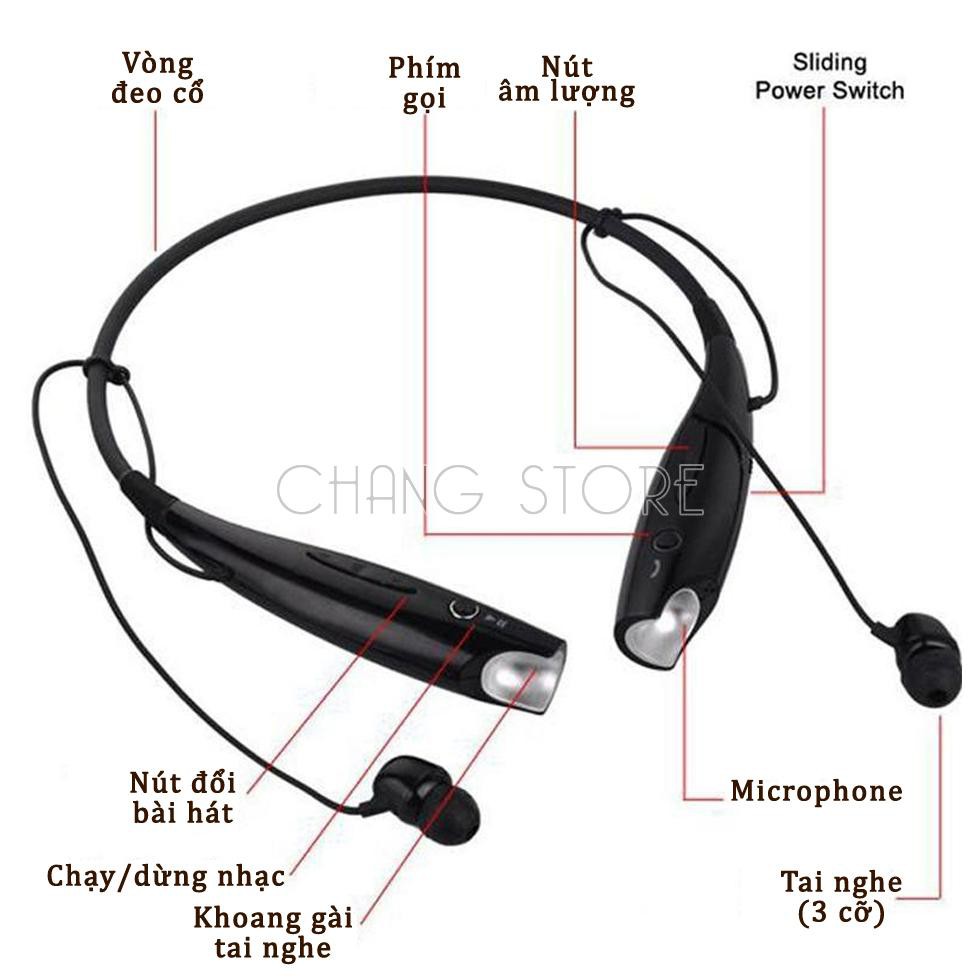 Tai nghe bluetooth thể thao HBS 730 kèm mic chống ồn chất lượng âm thanh trung thực, rõ ràng