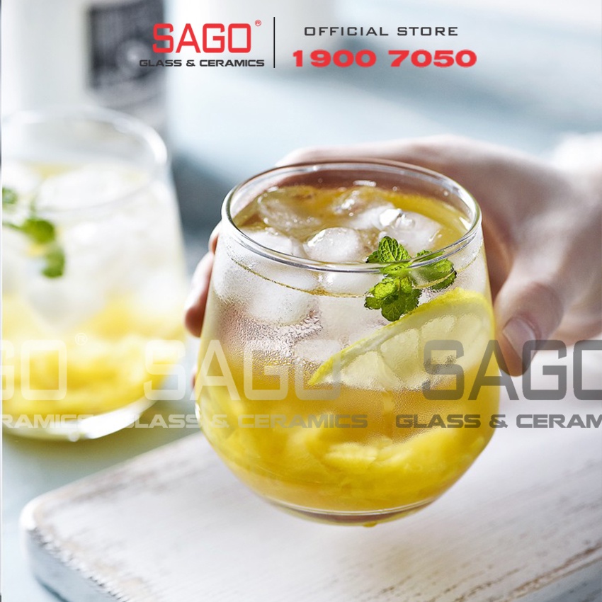 Ly Thủy Tinh Deli Lexington Rock 370ml | Thủy Tinh Cao Cấp