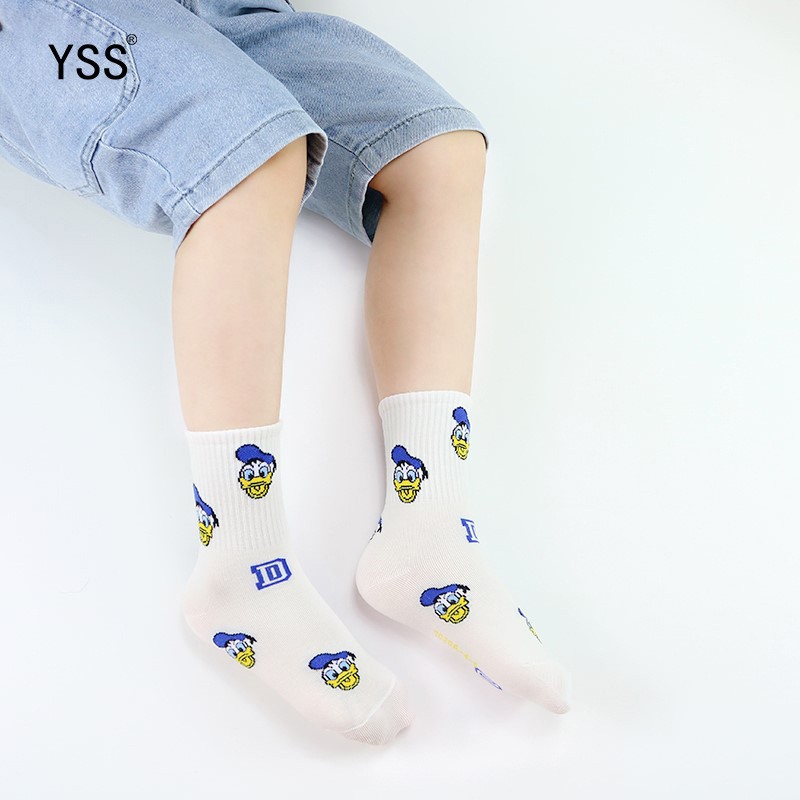 T050 - Tất cho bé cao cổ hình vịt Do.nald sz 1-12T