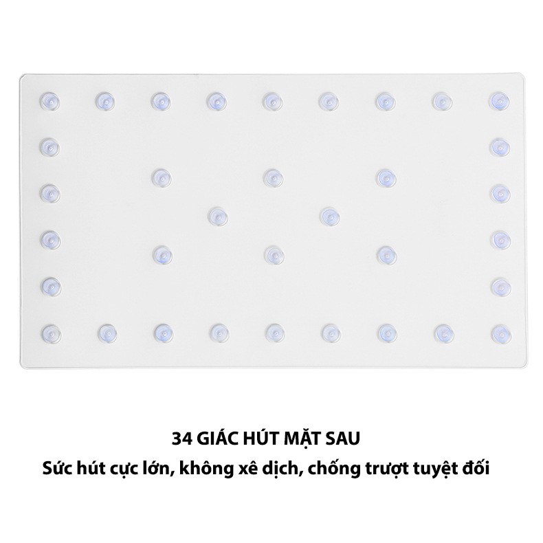 Thảm nhà tắm chống trơn trượt 70x40 an toàn cao bảo vệ sức khỏe gia đình [Hàng chất lượng cao]