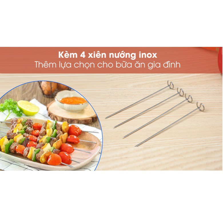 Phụ kiện Nồi Chiên Không Dầu Mishio MK217 loại 8 inch