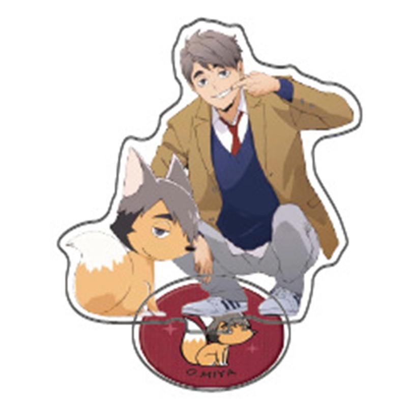 Mô hình nhân vật Haikyuu bằng acrylic có giá đỡ để bàn trang trí