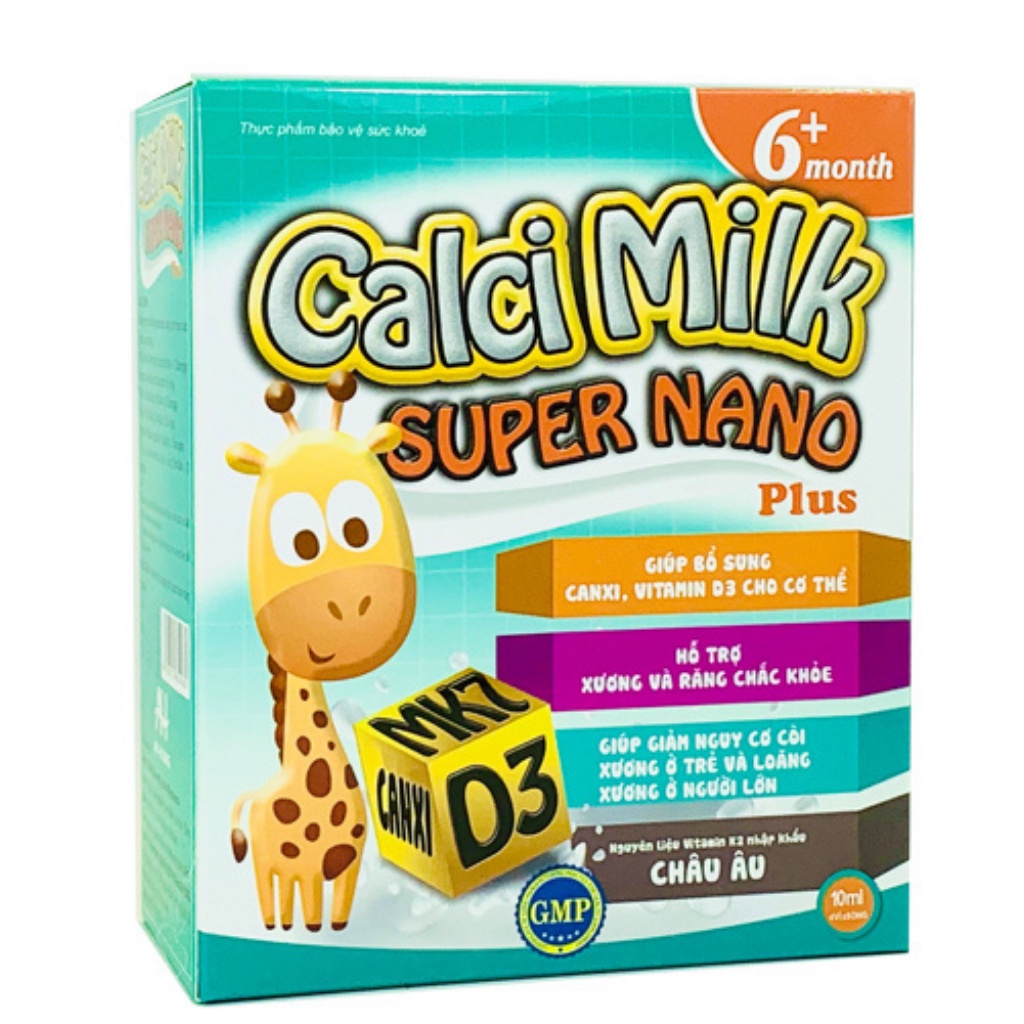 Canxi cho bé Calci milk Super Nano – hỗ trợ phát triển xương, răng cho trẻ em và người lớn