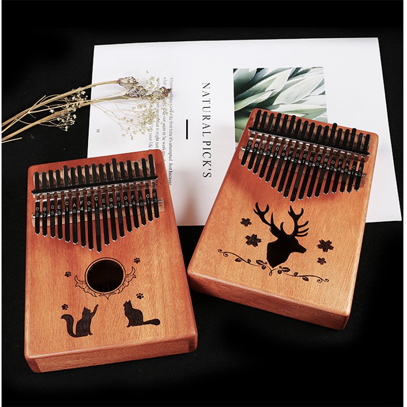 ( HÀNG CÓ SẴN ) Đàn Kalimba 17 phím Stiller Gỗ Móc Câu Tặng kèm kèn Dream Walker Limited Edition - HÀNG CÓ SẴN