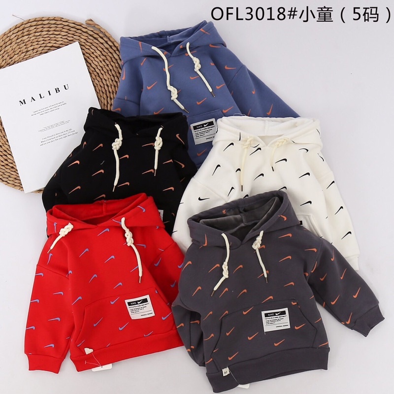 ÁO HOODIE NỈ LÓT NHUNG CHO BÉ TRAI SIZE NHÍ