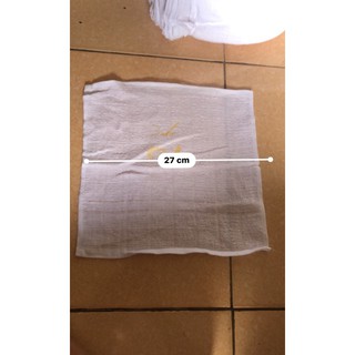 Khăn Lau Trắng 27x27cm 100 chiếc
