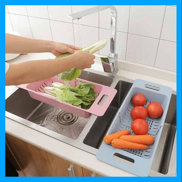 HCM - Rổ Gác Bồn Rửa Chén Xếp Gấp Gọn