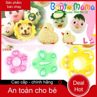 [HOT] BỘ 3 KHUÔN CẮT TẠO HÌNH TRANG TRÍ BENTO NGỘ NGHĨNH