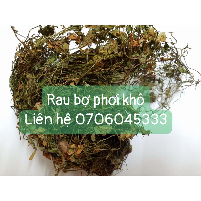 Rau bợ phơi khô 1 ký hàng nhà làm khô sạch