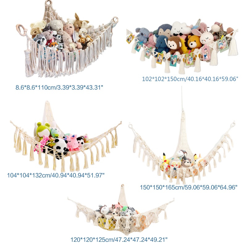 Túi Lưới Tam Giác Đựng Đồ Chơi Cho Bé Dễ Thương