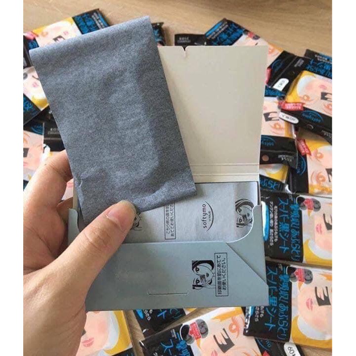 Giấy Thấm Dầu Kose Softymo Than Hoạt Tính Nhật Bản - 60 tờ
