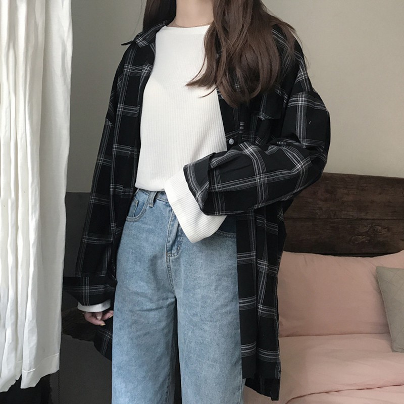 Áo Sơ Mi Tay Dài Phối Túi Thiết Kế Đơn Giản Hợp Thời Trang | BigBuy360 - bigbuy360.vn