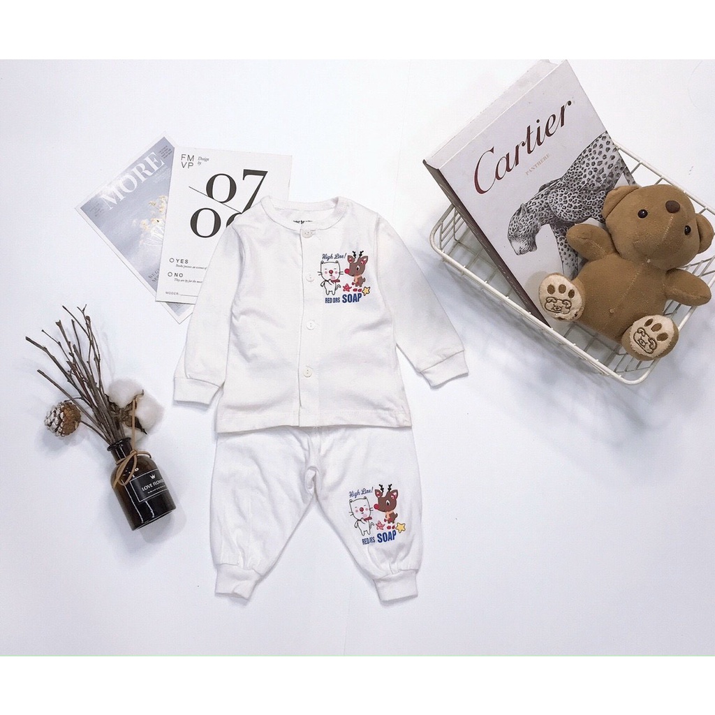 Bộ dài tay sơ sinh quần đáp đũng Carter hàng chuẩn công ty vải cotton mềm mịn size 1m, 3m,9m