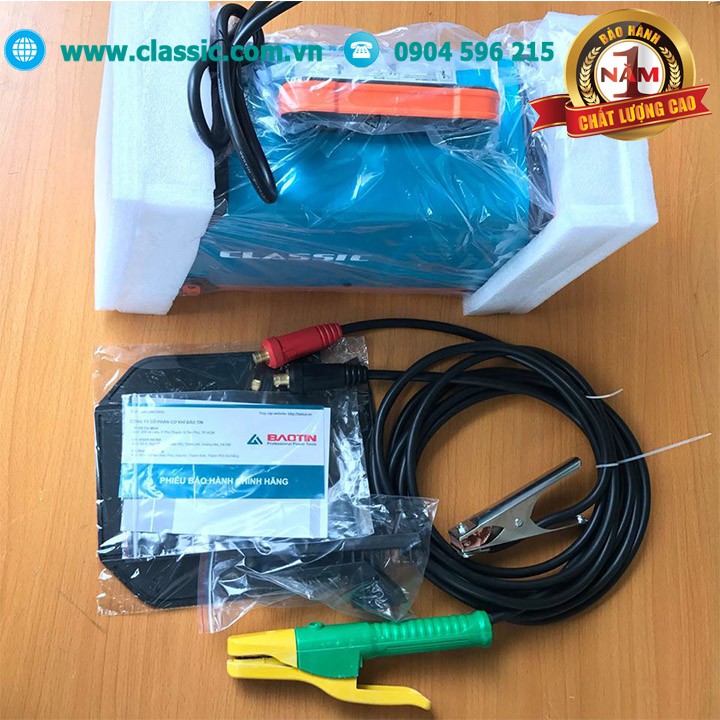 Máy hàn que inverter Classic ZX7-200CL chuyên que 3.2mm Dòng chất lượng