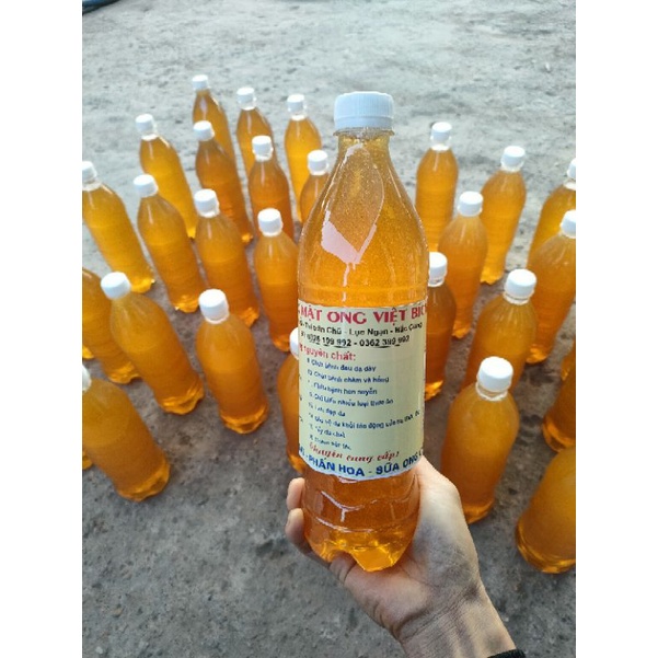 1Lít Mật Ong Hoa Rưng, Hoa Nhãn, Hoa Vải, Hoa Bạc Hà Nguyên Chất 100% Giá Sỉ