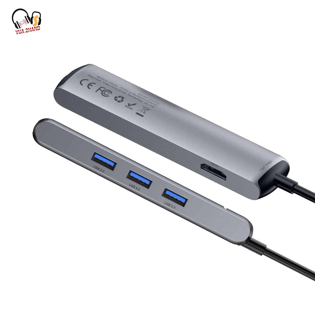 Cổng chuyển Baseus 4K HDMI Type-C 6in1