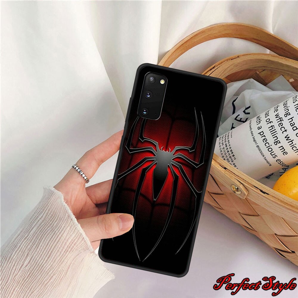 Ốp lưng phủ bóng Samsung Galaxy J7 prime J7 pro J4 plus J6 plus A11 A21 A21S A31 A41 A51 A71A72 họa tiết Nhện